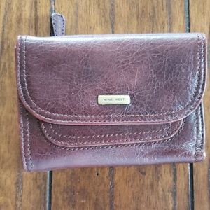 nine west leather wallets